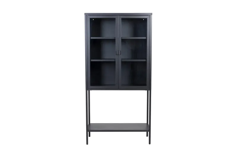 Misha Skap 75 cm - Sort - Oppbevaring - Skap - Vitrineskap