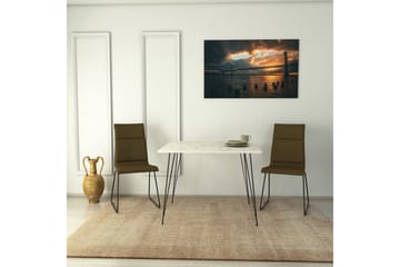 Murtwell bord 90 cm - Svart / Hvit - Møbler - Bord - Spisebord & kjøkkenbord