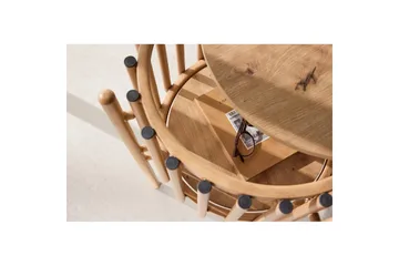 Rubbo Sidebord 45 Cm - Natur - Møbler - Bord - Avlastningsbord - Lampebord & sidebord