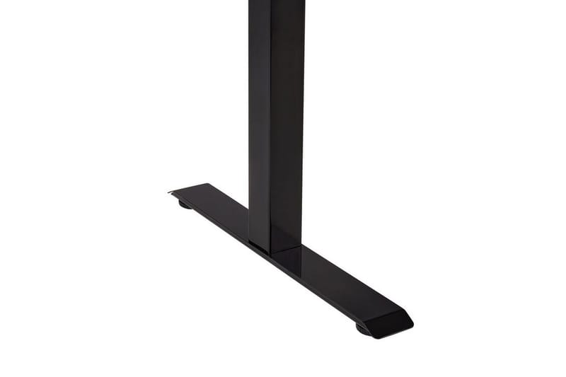 Bina Skrivebord 80x180 cm - Hvit/Svart - Møbler - Bord - Kontorbord - Skrivebord - Hev og senkbart skrivebord