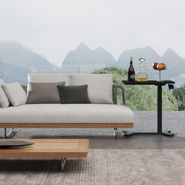Skrivebord HOME4YOU Ergo med ett ben 70x40x67,5-106 cm manuell, svart - svart - Møbler - Bord - Kontorbord - Skrivebord - Hev og senkbart skrivebord
