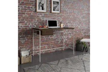 Webster Skrivebord 107 cm med Oppbevaringsskuff Valnøttsbrun - Novogratz - Møbler - Bord - Kontorbord - Skrivebord