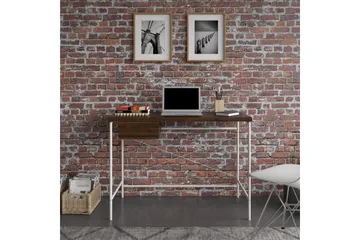 Webster Skrivebord 107 cm med Oppbevaringsskuff Valnøttsbrun - Novogratz - Møbler - Bord - Kontorbord - Skrivebord