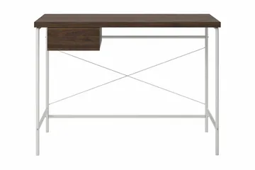Webster Skrivebord 107 cm med Oppbevaringsskuff Valnøttsbrun - Novogratz - Møbler - Bord - Kontorbord - Skrivebord