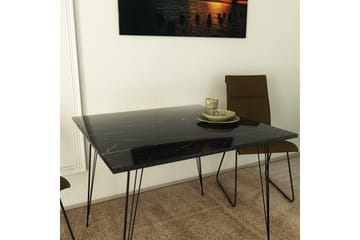 Murtwell bord 90 cm - Svart / Hvit - Møbler - Bord - Spisebord & kjøkkenbord