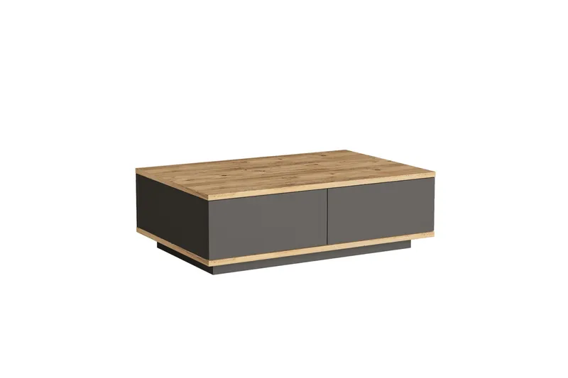 Najar Sofabord 90 cm, Brun/Antrasitt