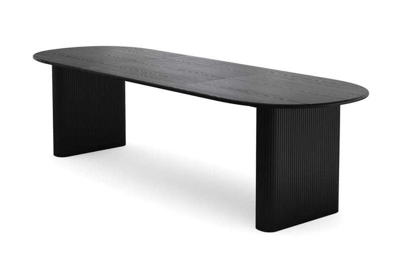 Noira uttrekkbart spisebord 220/320x100cm - Svart - Møbler - Bord - Spisebord & kjøkkenbord