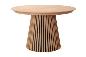 Peyra rundt uttrekkbart spisebord 120–220 cm finér - Eik - Møbler - Bord - Spisebord & kjøkkenbord