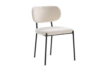 Peyra Spisegruppe rund 180 cm Svart med 8 Gemmiano Spisestoler - Svart - Møbler - Bord - Spisegrupper