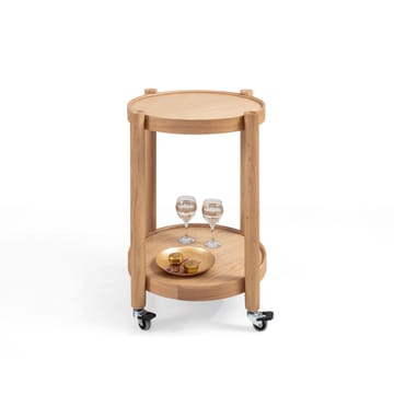 Serveringsbord Wallxpert Clover (50 x 70 x 50 cm) eik - Eik - Møbler - Bord - Serveringsvogn - Drinkvogn