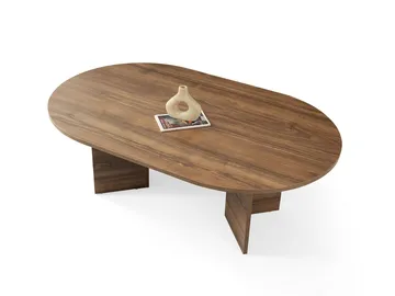 Sofabord Hanah Home Oscar (128 x 42 x 80 cm) Valnøtt - Møbler - Bord - Sofabord