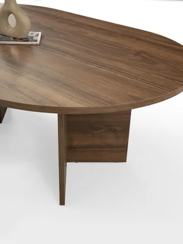 Sofabord Hanah Home Oscar (128 x 42 x 80 cm) Valnøtt - Møbler - Bord - Sofabord