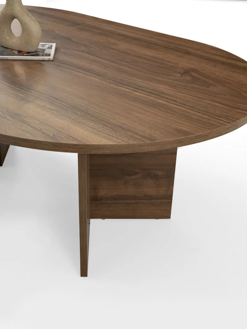 Sofabord Hanah Home Oscar (128 x 42 x 80 cm) Valnøtt - Møbler - Bord - Sofabord