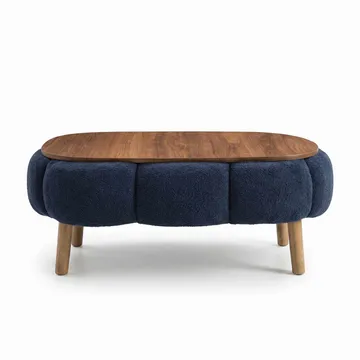 Sofabord Homitis Papatya (98 x 45 x 68 cm) Antrasitt - Møbler - Bord - Sofabord
