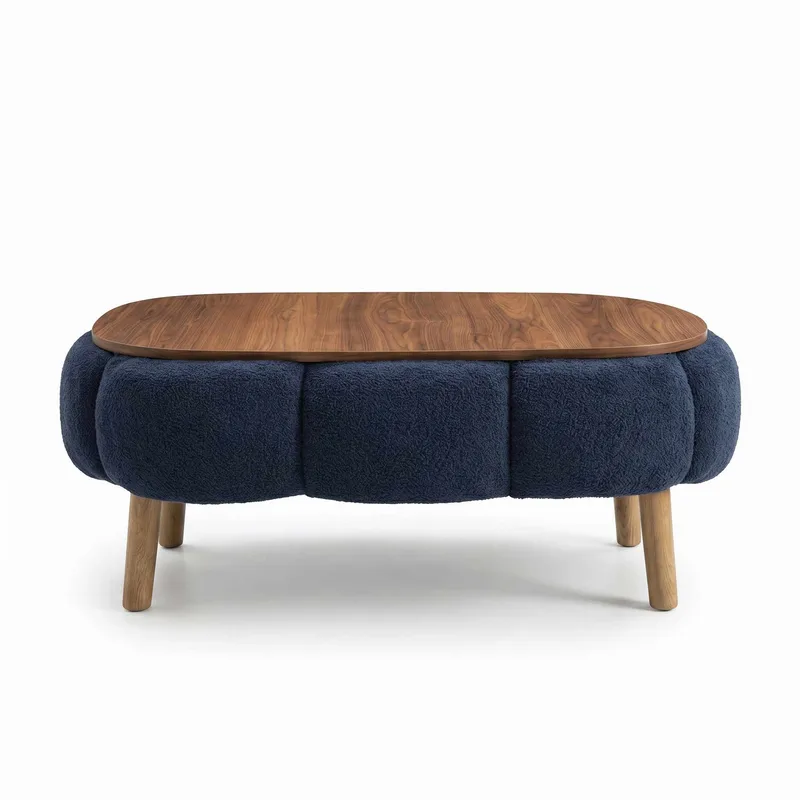 Sofabord Homitis Papatya (98 x 45 x 68 cm) Antrasitt - Møbler - Bord - Sofabord