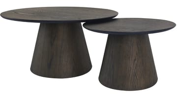 Sofabord NFG Portbello ø90 Brun Dia 90 cm - Brun - Møbler - Bord - Sofabord