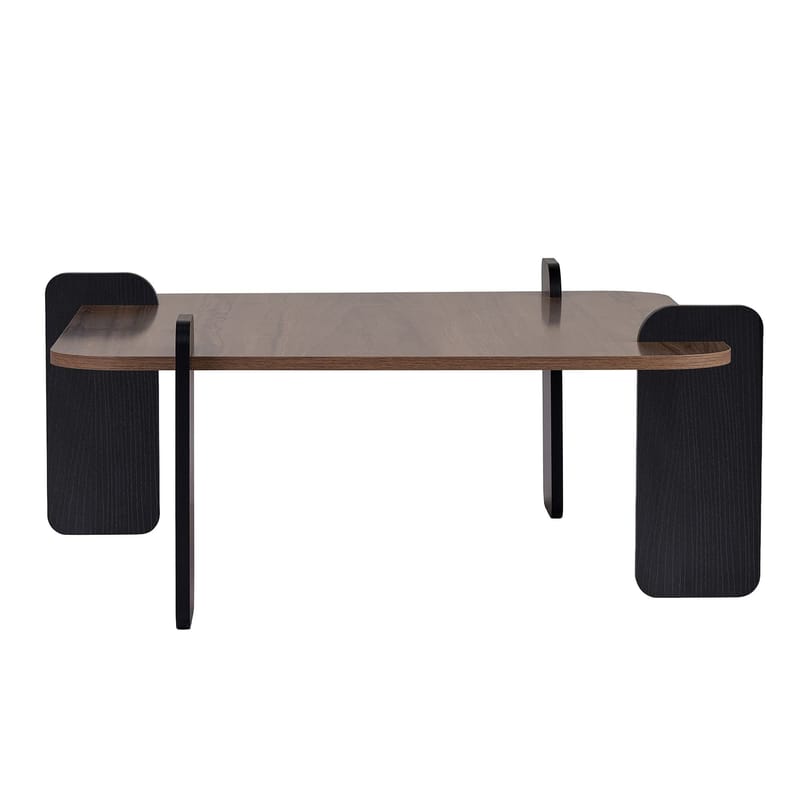 Sofabord Nordure Marais (90 x 35 x 90 cm) Valnøttre svart - Møbler - Bord - Sofabord