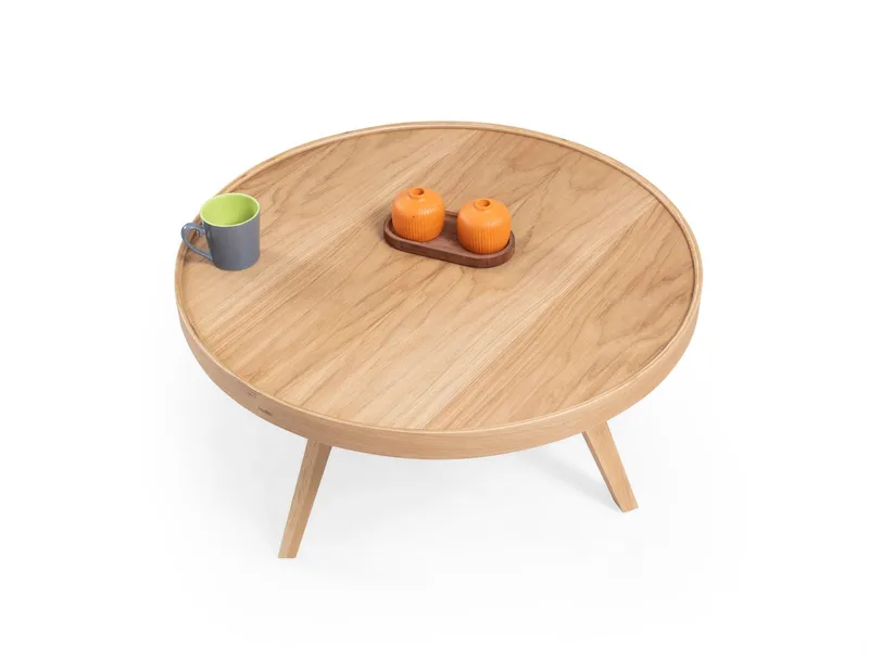 Sofabord Wallxpert Nova (80 x 44 x 80 cm) Eik - Eik - Møbler - Bord - Sofabord
