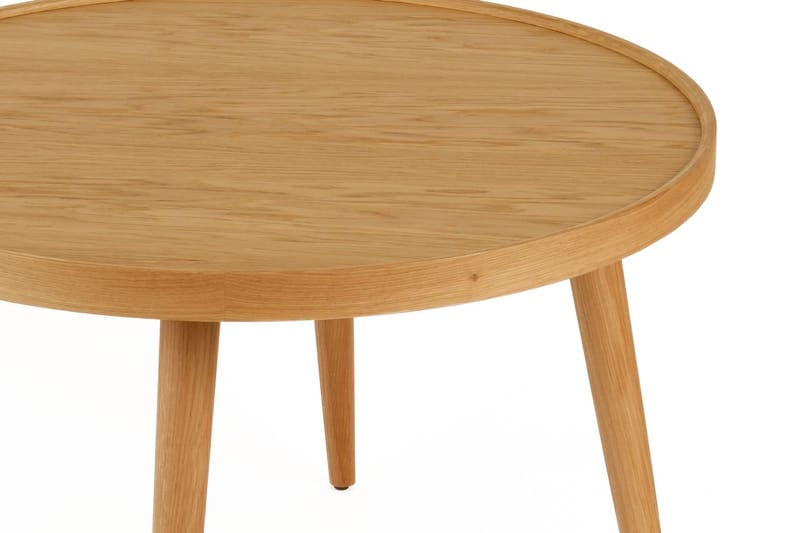 Sofabord Wallxpert Polen (80 x 48 x 80 cm) Eik - Eik - Møbler - Bord - Sofabord