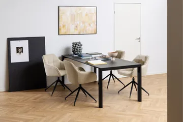 Misam Spisebord 200x90 cm - Sort - Møbler - Bord - Spisebord & kjøkkenbord