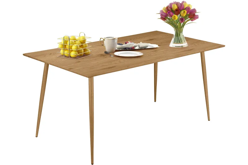 Oktoos Spisebord 120 cm - Natur - Møbler - Bord - Spisebord & kjøkkenbord