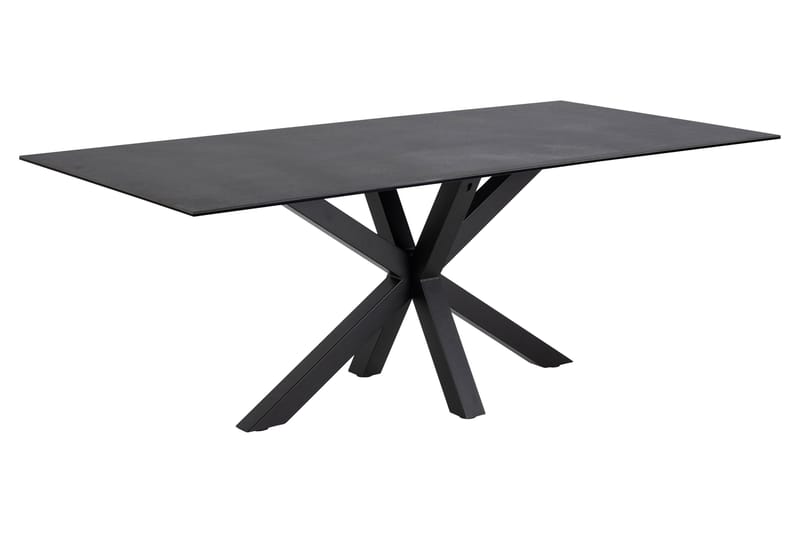 Parkins Spisebord 160 cm, Svart