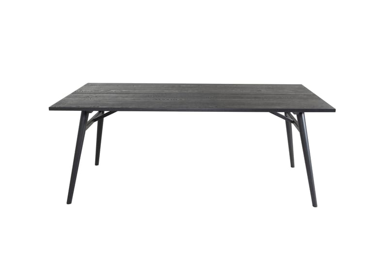 Sleek Spisebord 195 cm Forlengningsbart - Sort - Møbler - Bord - Spisebord & kjøkkenbord