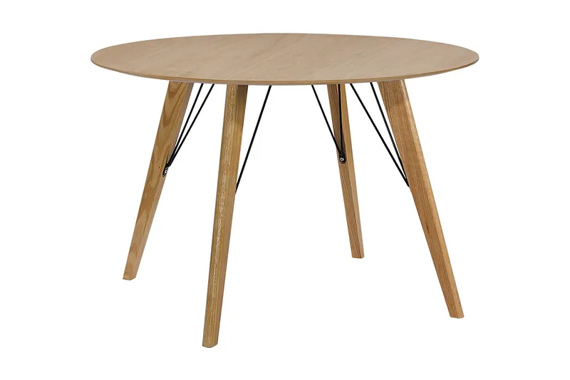 Spisebord HELENA D100xH75cm MDF med Eikefiner