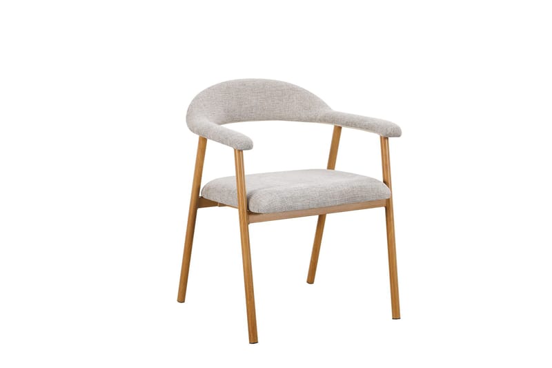 Arvo Spisegruppe rund 120 cm Eik med 4 Ronja Spisestoler - Eik/Eik - Møbler - Bord - Spisegrupper
