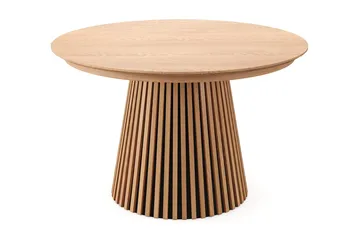 Spisegruppe Bark Peyra 120-220 cm Eik Eik/Beige - Møbler - Bord - Spisegrupper