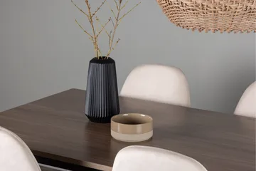 Tempe Matgruppe 140 cm Rektangulær med 4 Polar stoler - Beige - Møbler - Bord - Spisegrupper