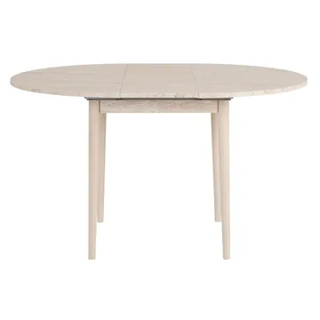 Tralven spisebord 131 cm rundt - Travertin og Eik - Møbler - Bord - Spisebord & kjøkkenbord