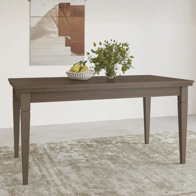 Uttrekkbart Bord Evora - Lys Beige - Møbler - Bord - Spisebord & kjøkkenbord