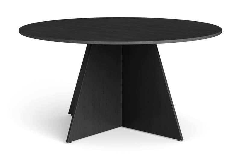 Vera rundt spisebord ø150 cm Finér - Svart - Møbler - Bord - Spisebord & kjøkkenbord