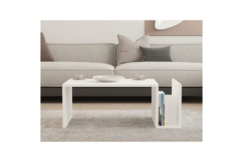 Vimenil Sofabord 87 cm - Hvit - Møbler - Bord - Sofabord