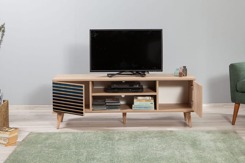 Brokind TV-Benk 140 cm - Brun - Møbler - Mediamøbel & tv møbel - TV-benk & mediabenk