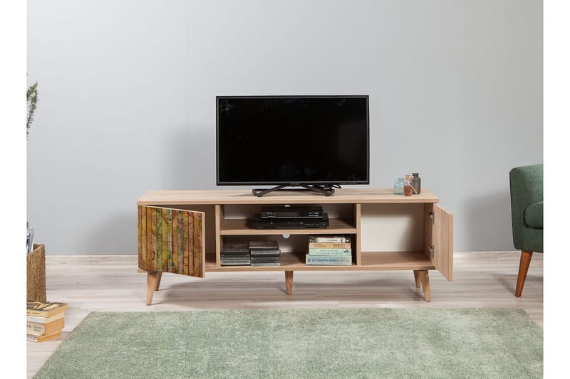 Brokind TV-Benk 140 cm - Brun - Møbler - Mediamøbel & tv møbel - TV-benk & mediabenk