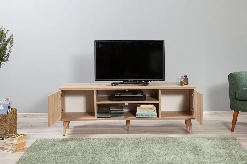 Brokind TV-Benk 140 cm - Brun - Møbler - Mediamøbel & tv møbel - TV-benk & mediabenk