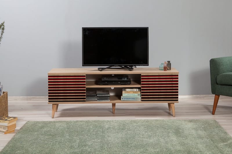 Brokind TV-Benk 140 cm - Brun - Møbler - Mediamøbel & tv møbel - TV-benk & mediabenk