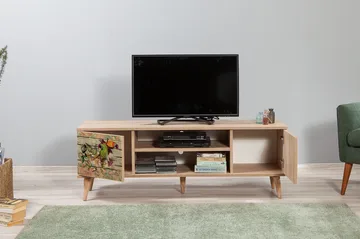 Brokind TV-Benk 140 cm - Brun - Møbler - Mediamøbel & tv møbel - TV-benk & mediabenk