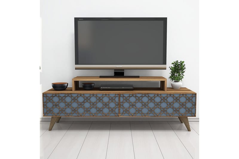Hovdane TV-Benk 140 cm - Brun - Møbler - Mediamøbel & tv møbel - TV-benk & mediabenk