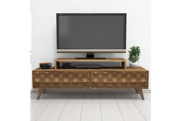 Hovdane TV-Benk 140 cm - Brun - Møbler - Mediamøbel & tv møbel - TV-benk & mediabenk