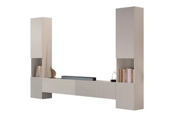 Kangana Tv-Møbelsett - Beige - Møbler - Mediamøbel & tv møbel - TV-møbelsett