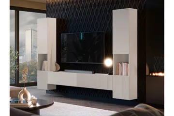 Kangana Tv-Møbelsett - Beige - Møbler - Mediamøbel & tv møbel - TV-møbelsett