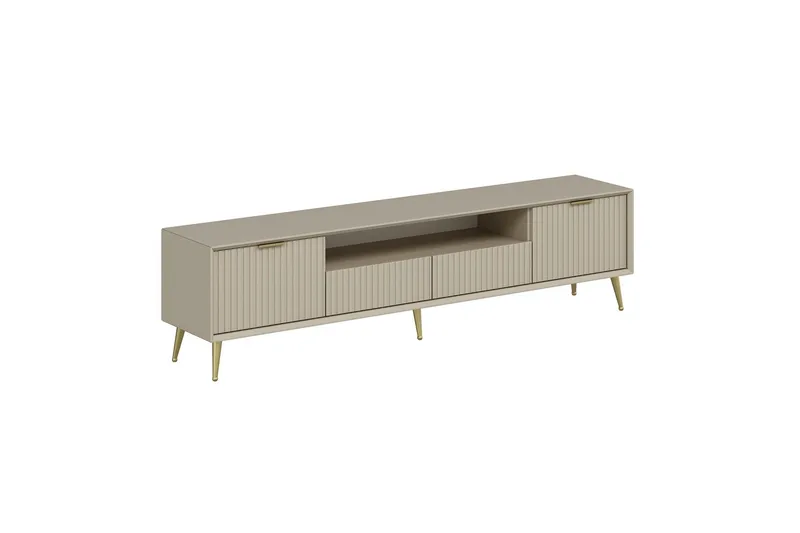 Luxe TV-benk 180 cm, Sandstein