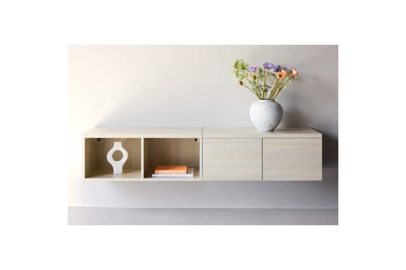 Nomi Tv-Stativ 35 Cm - Whitewash - Møbler - Mediamøbel & tv møbel - TV-benk & mediabenk