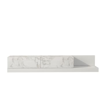 TV-benk Homitis Major (180 x 30 x 37 cm) Marmo marmor hvit - Marmo Marble og hvit - Møbler - Mediamøbel & tv møbel - TV-benk & mediabenk