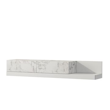 TV-benk Homitis Major (180 x 30 x 37 cm) Marmo marmor hvit - Marmo Marble og hvit - Møbler - Mediamøbel & tv møbel - TV-benk & mediabenk