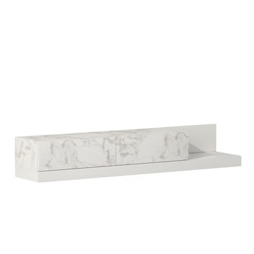 TV-benk Homitis Major (180 x 30 x 37 cm) Marmo marmor hvit - Marmo Marble og hvit - Møbler - Mediamøbel & tv møbel - TV-benk & mediabenk