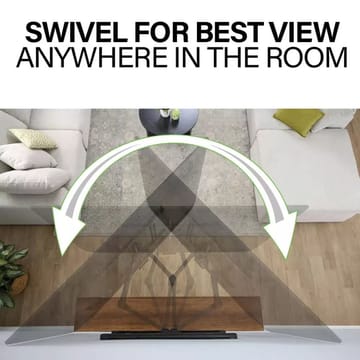 TV-feste Sanus 4D Max Vesa 600x400 42-90 Full Motion Svart - Svart - Møbler - Mediamøbel & tv møbel - Mediestativ & veggfeste